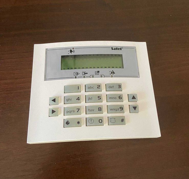 Клавіатура Satel INT-KLCDS-GR White