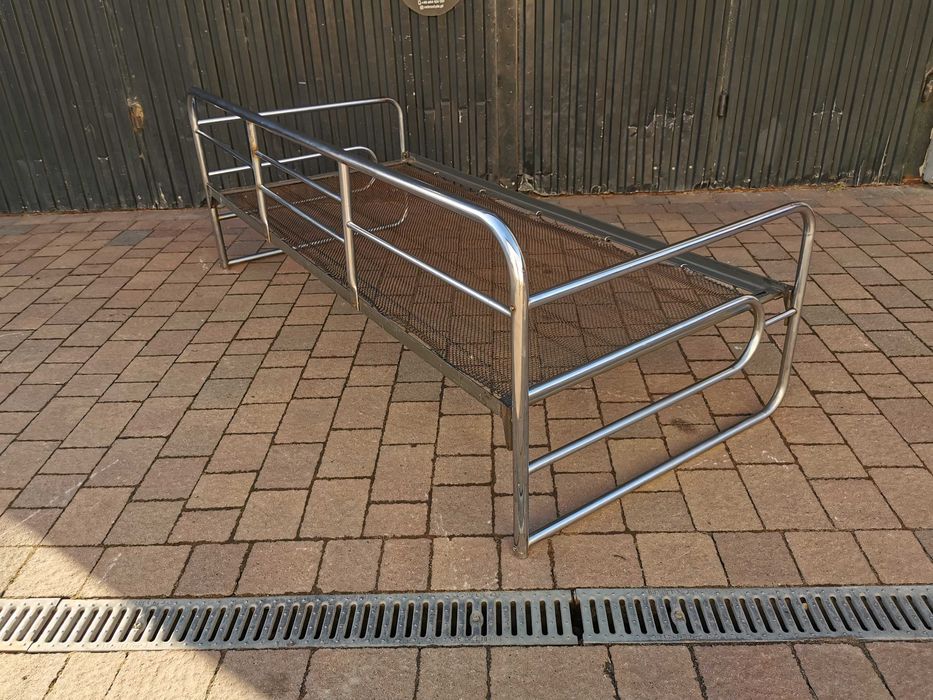 Sofa chrom proj. Robert Slezak/ KOVONA Czechosłowacja '30-50, Bauhaus