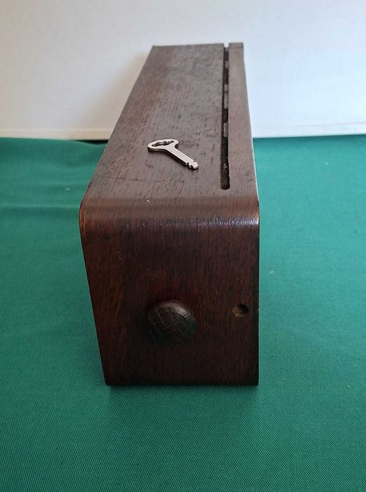 Gaveta de madeira, original, para móvel de máquina de Costura Singer