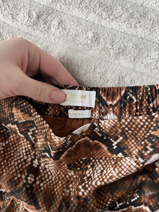 Спідниця-плісе в цікавий принт, розмір S-XS-XXS