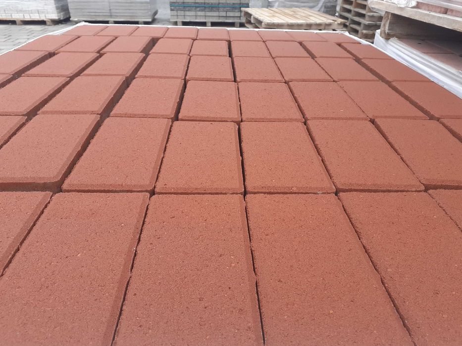 Kostka Brukowa Holland 4 cm Bordowy Prostokąt Jadar Promocja