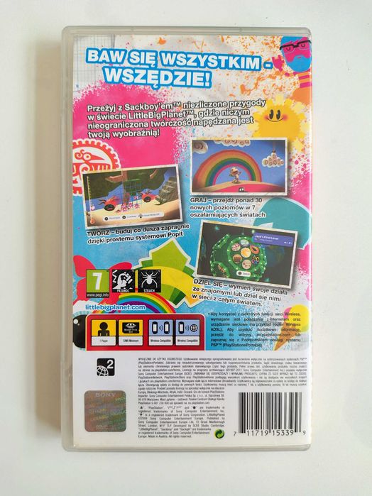 LittleBigPlanet PlayStation Portable (PSP) pudełkowa