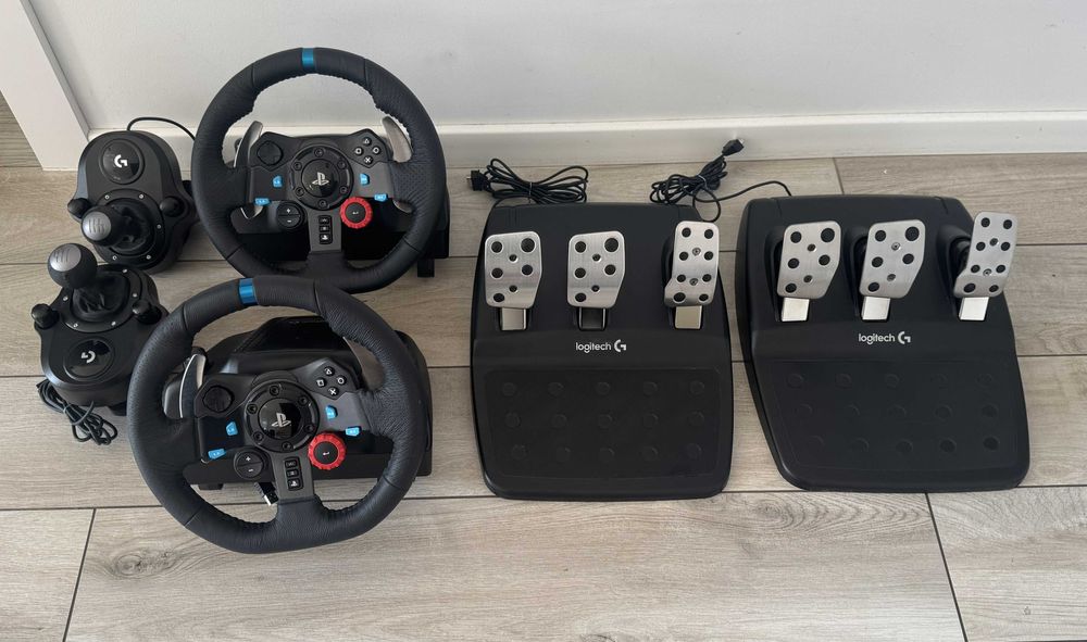 Logitech G29 PC/PS3/PS4/PS5 Kierownica Pedaly Dźwignia Zmiany Biegów