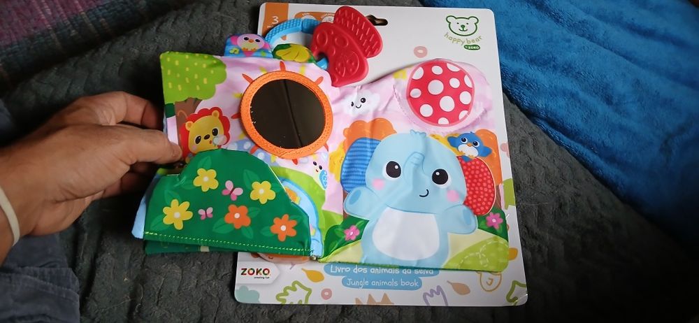 Brinquedo livro bebé 3 meses