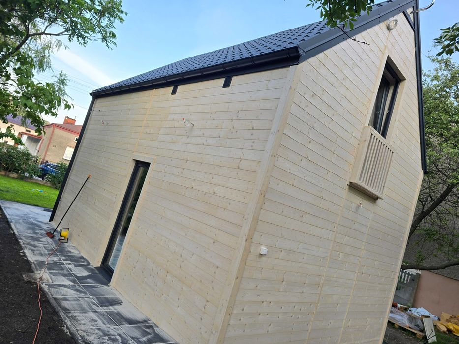 Domek Nowoczesna Stodoła Całoroczny 48m2 Wooden House Stanior