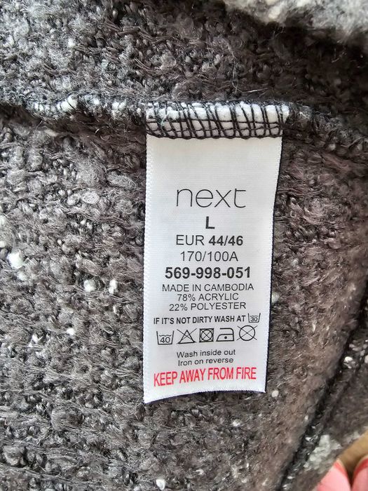 Płaszczyk/ Kardigan Lekki Next r. L