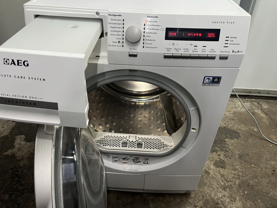 Suszarka AEG 8kg z pompą ciepła |12msc |BD stan |Dowóz