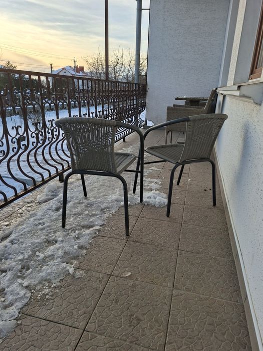 Стілець садовий GRENAA чорний/сірий