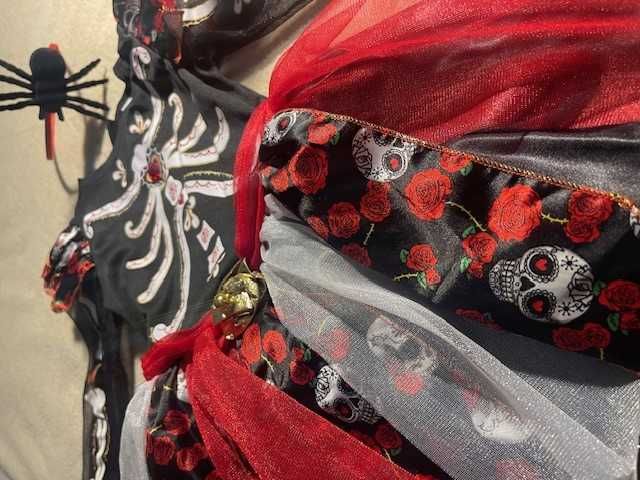 Strój karnawałowy - Dia de Muertos, kościotrup, Halloween, bal 3-4y