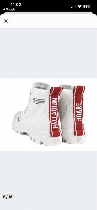 Buty Palladium Pampa Hi Dare Star White 37
