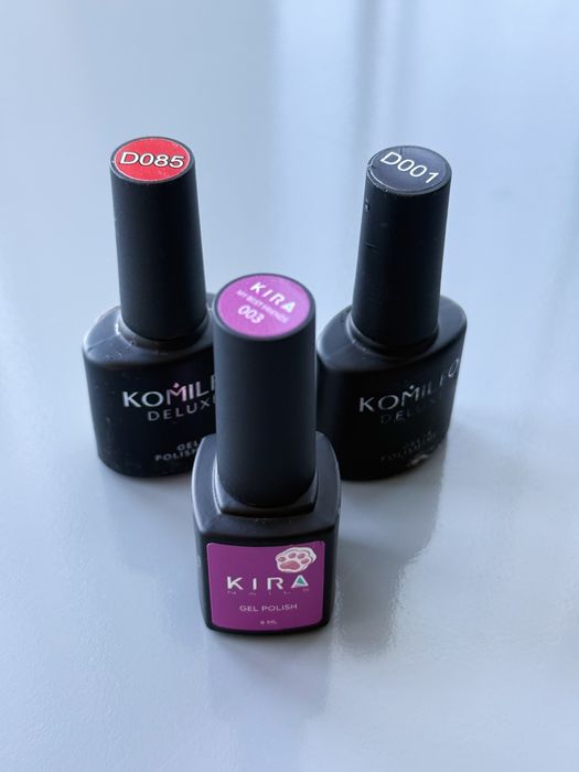 Гель лак рожевий новий