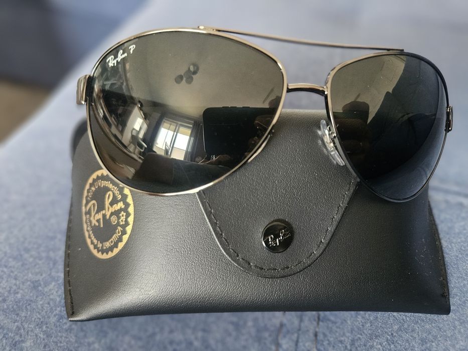 Oryginalne okulary Ray-Ban 3386 004/9A z polaryzacją - nowe