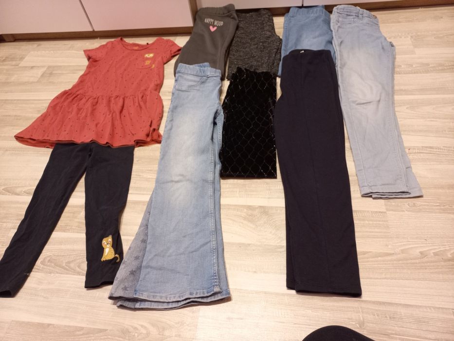 Ubrania(paka) dla dziewczynki 128-134