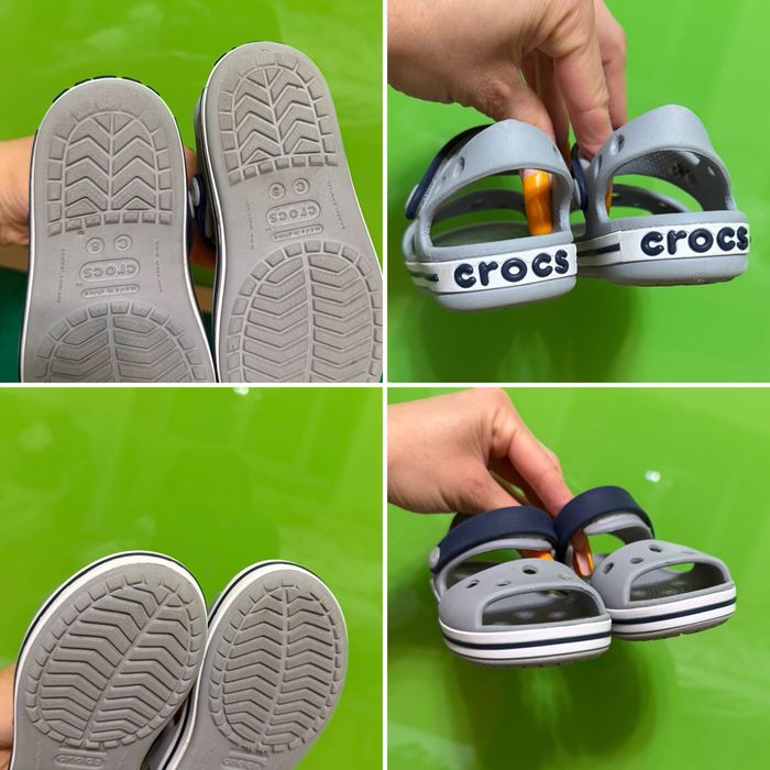 ‼️ сандалі Crocs C 8 25 р босоніжки  сланці шузи аквашузи крокси
