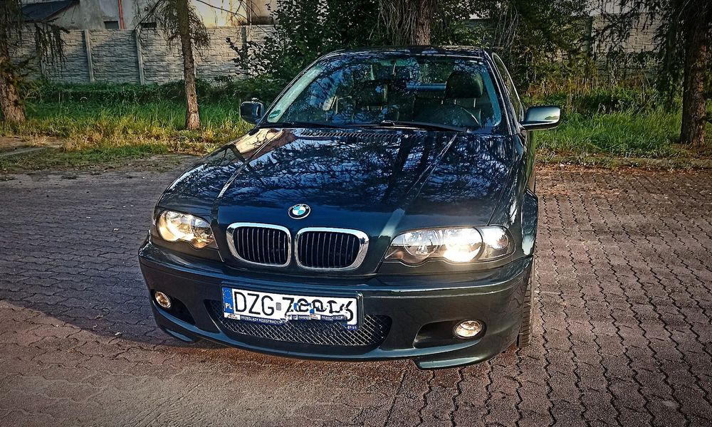 BMW Seria 3 BMW Coupe R6 2.2 170 skóry automat M Pakiet oxford green zarejestrowae