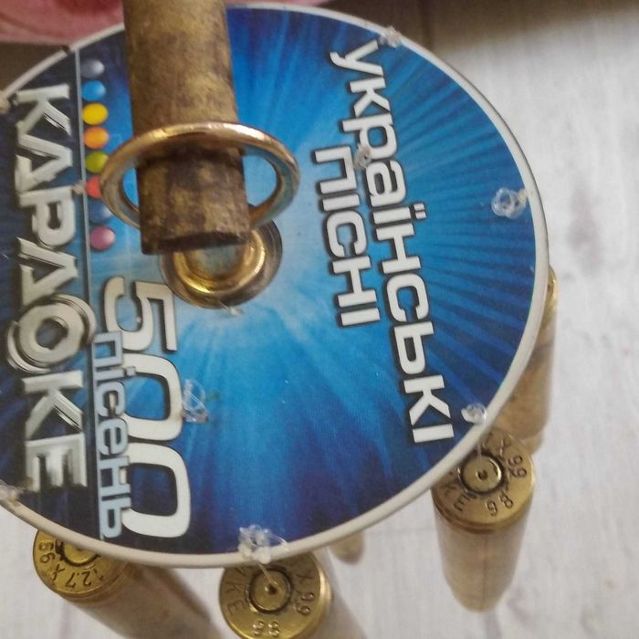 Музыка ветра из гильз 12,7 Українські пісні - эксклюзив ручная работа