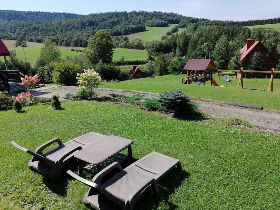 domek + alpaki, SPA, zarybiony staw Bieszczady
