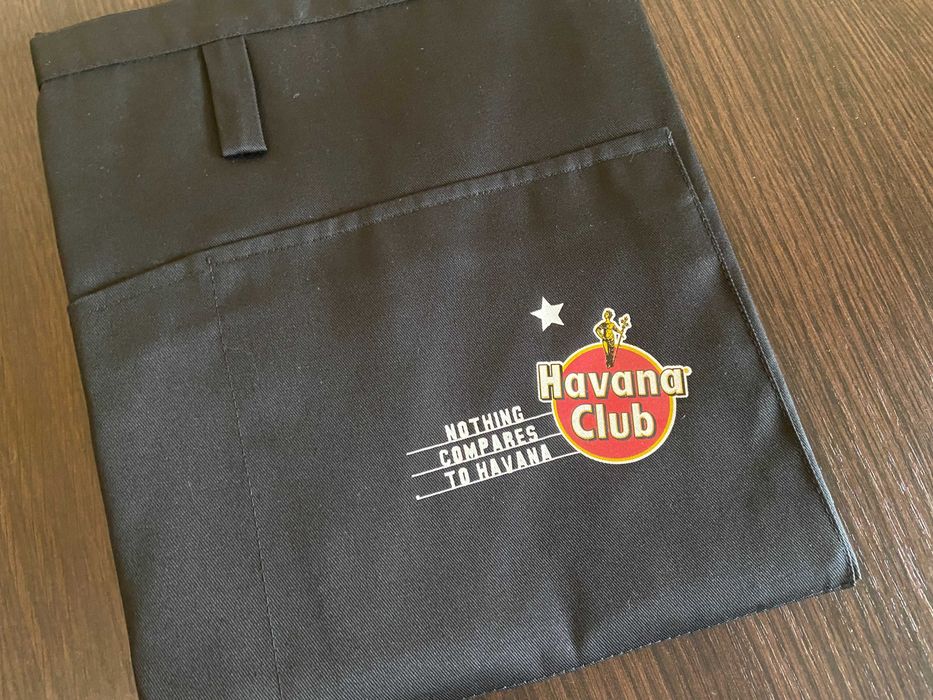 Фартук Havana Club для бармена/офіціанта (матеріал габардин).