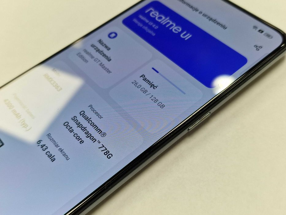 Realme GT Master Edition Dual SIM/ 6GB/ 128GB/ Grade B/ Cosmos Black