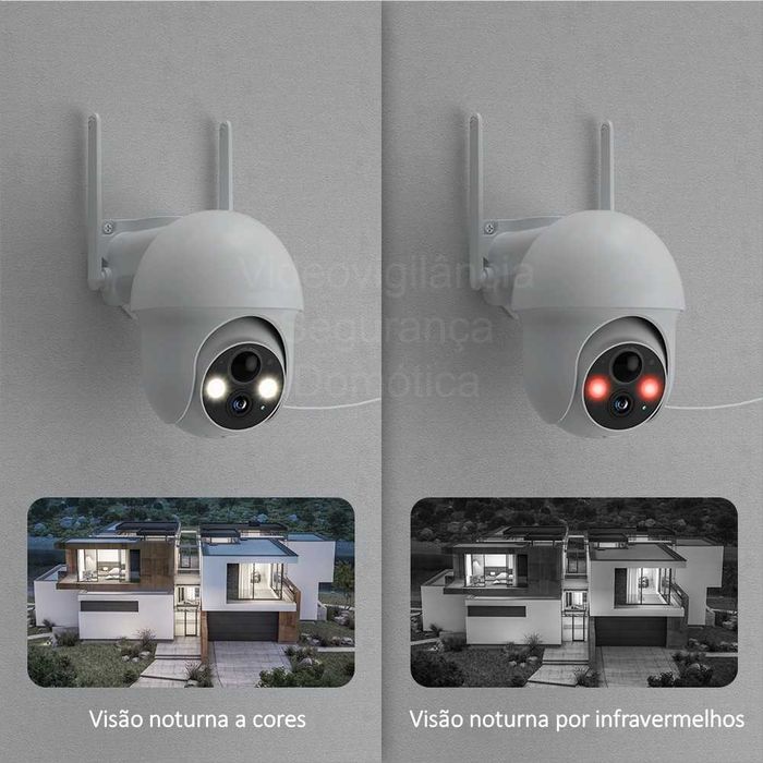 Câmara Rotativa ‼️ Full HD ‼️ Sem Fio/Wi-Fi ‼️ Bateria ‼️ Painel Solar