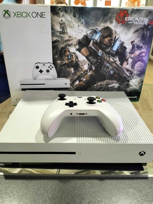 Xbox One S 1TB Biały + Kontroler + Pudełko Gwarancja 6msc