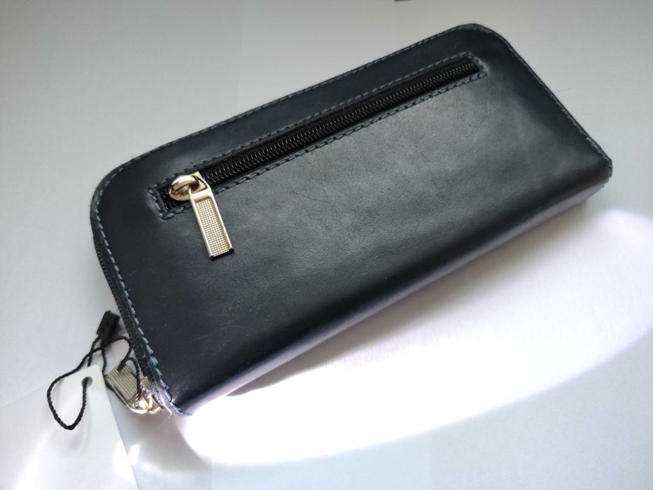 Гаманець Шкіряний Натуральний Портмоне на блискавці