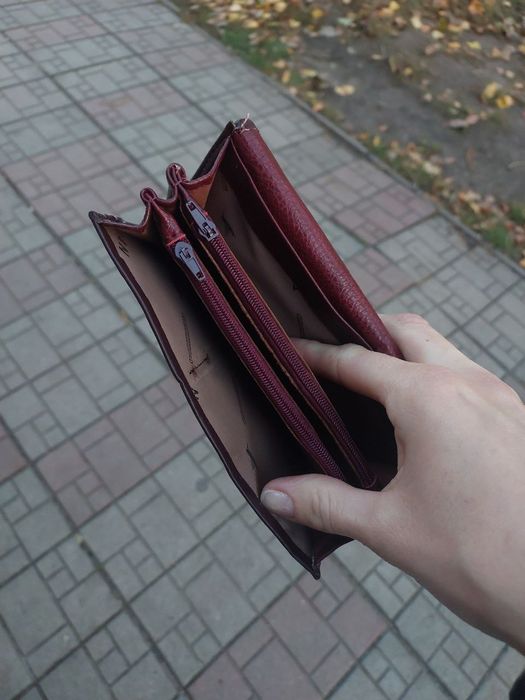 Гаманець жіночий Tailian шкіряний кошелек женский кожаный коричневый