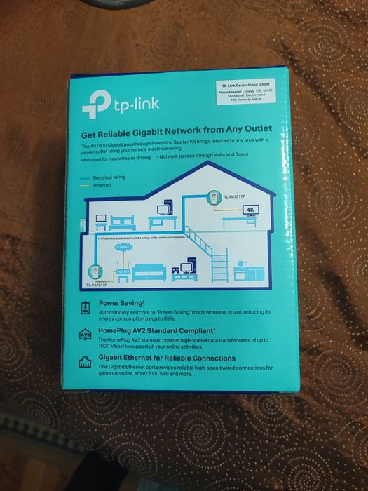 TP-LINK Powerline AV1000 - Gigabit Port