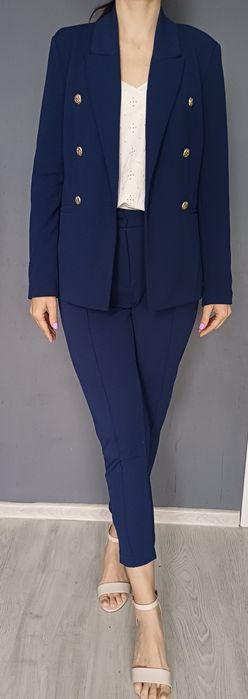 Garnitur ze spodniami, navy blue