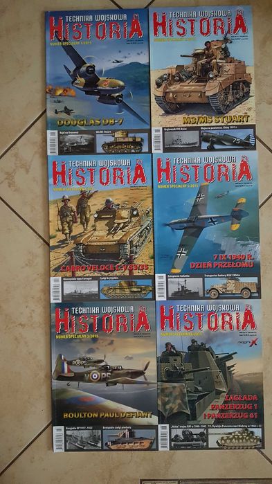 Historia Technika Wojskowa - rocznik 2014 ( 6 nr-ów specjalnych)
