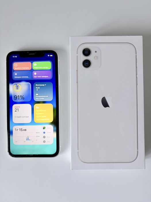 iPhone 11 128GB, White білий,оригінал