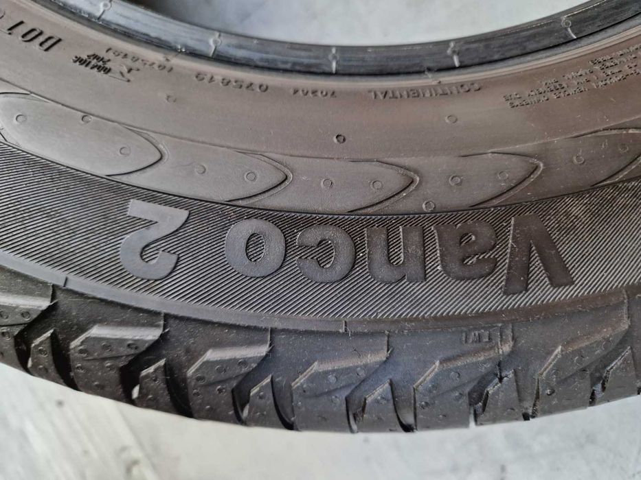 2szt CONTINENTAL VANCO2  215/60/16C 109/107T 9mm Opony Dostawcze Lato
