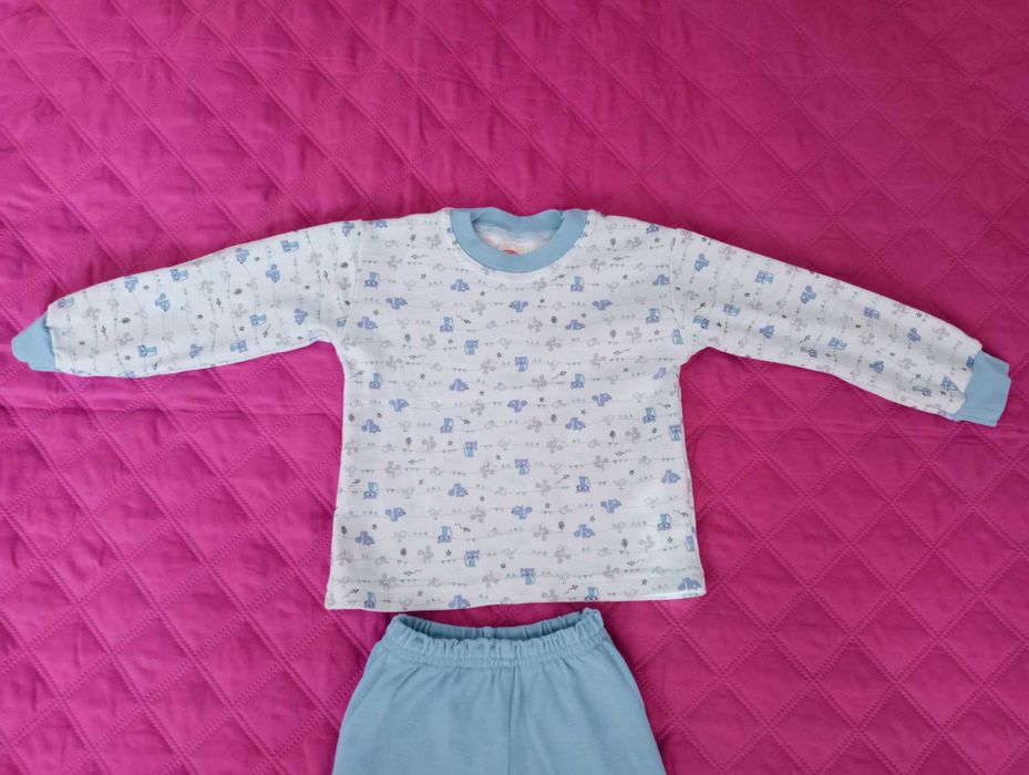 r.80 piżamka - komplet koszulka i spodnie (dowóz)