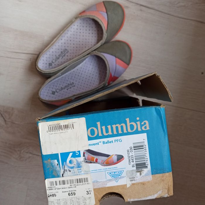 Мокасини, Columbia 37 розмір