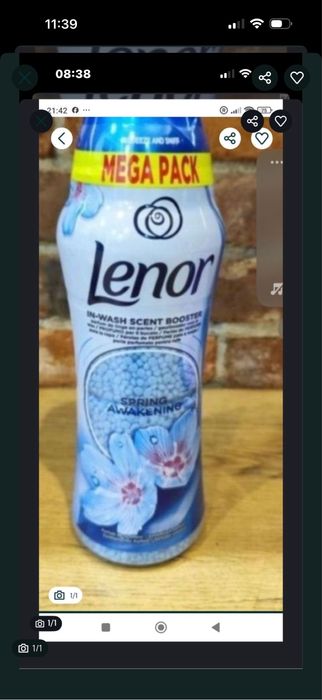 Perelki zapachowe lenor 495 g