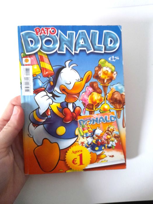 Livro Revista BD Disney Pato Donald Número 136 Coleção Antiga Vintage