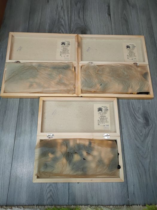 Деревянный набор советского времени Новые шахматы 30х30 см.