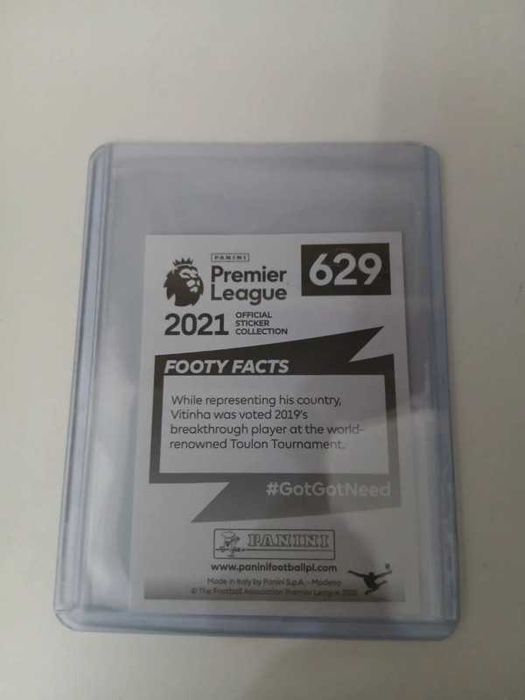 Vitinha Roockie - primeiro cromo oficial