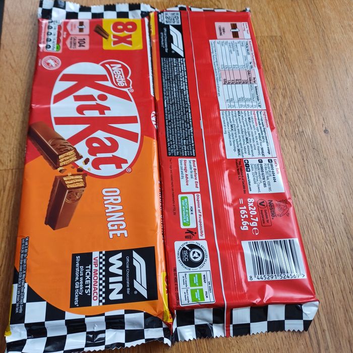 Kitkat pomarańczowe