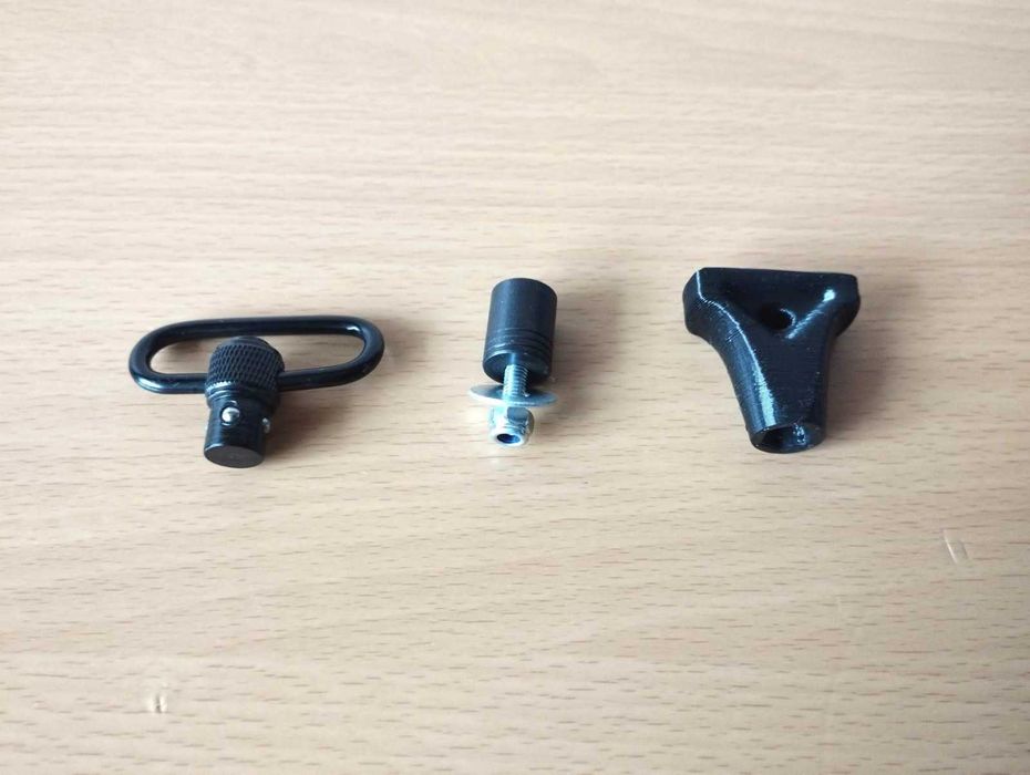 НАБІР антабка QD з гніздом та кріпленням на турецькі приклади АК