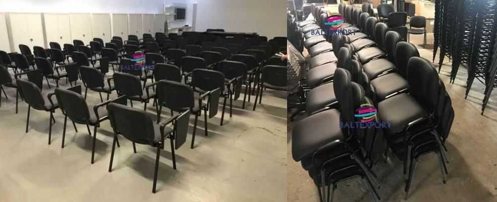 Cadeira Formação c/Palmatória Drt|Esq. Revestida Tecido/Pele Sintética