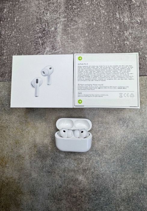 AirPods Pro 3 (Запаковані FULL якість 1:1)