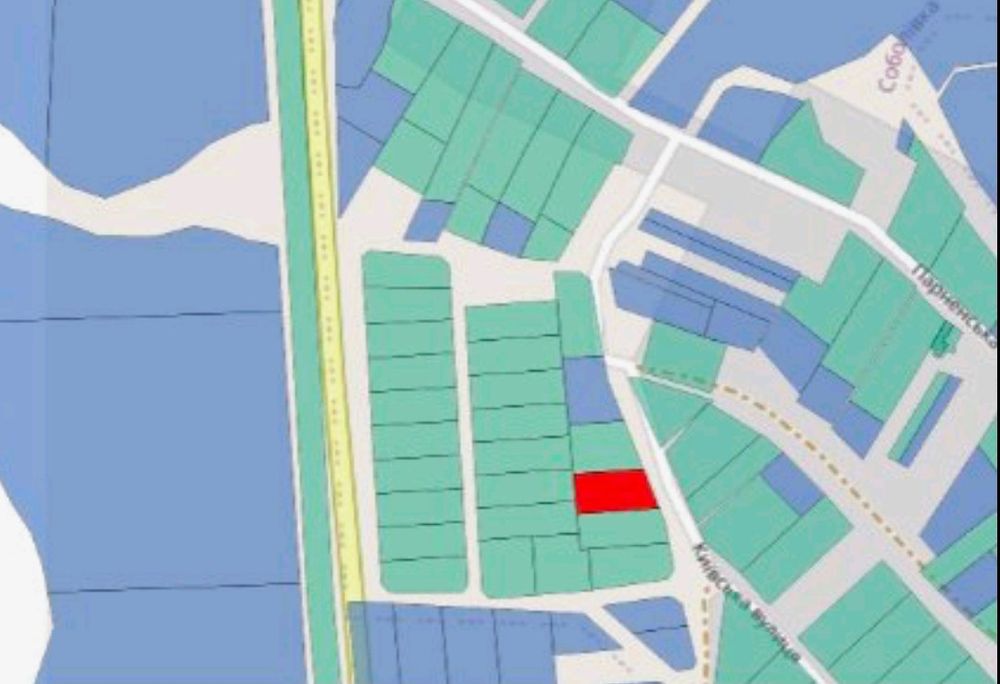 Продам ділянку в селі Соболівка Броварського району