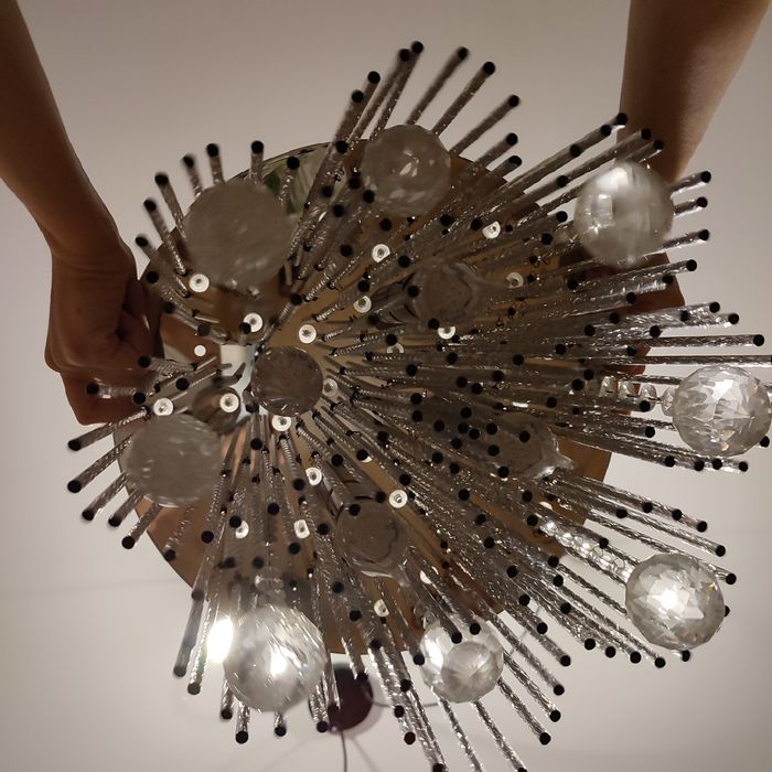 Żyrandol kryształowy duży piękny