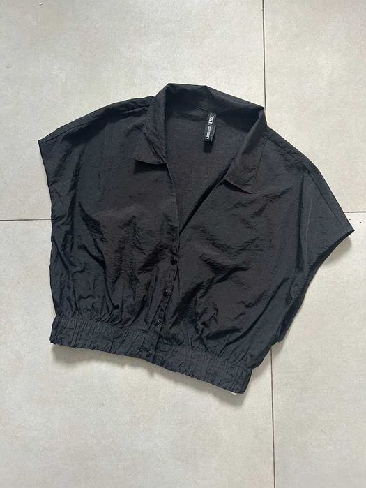 Zara, krótka czarna koszula, rozm. S