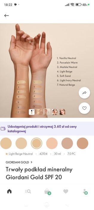 Mineralny podkład SPF 20