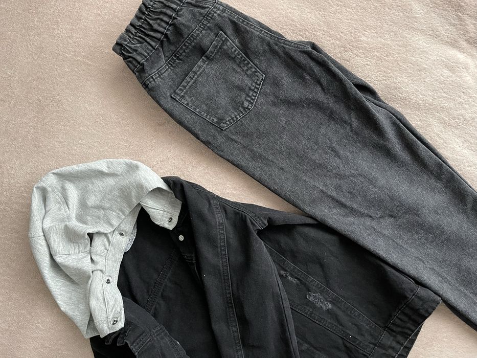 Костюм Adidas,джинсы Zara-152,ветровка-140,Куртка,жилетка,бомбер
