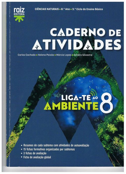 Caderno de Atividades várias disciplinas 8.º Ano – Impecável