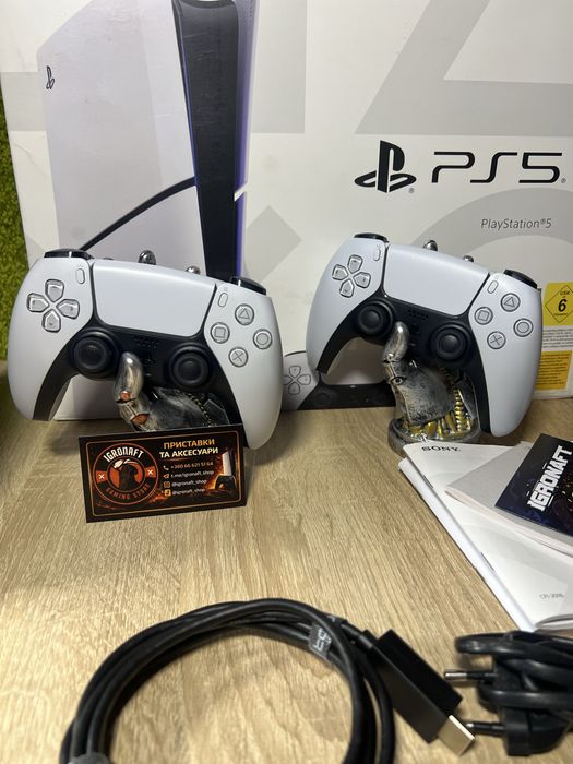 Магазин! Sony PlayStation 5 Slim Blu-ray 1TB White Б/у + DualSense portal