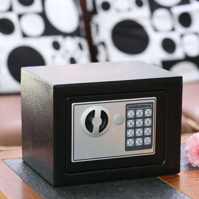 Sejf Domowy Ścienny Kasa Pancerna Stalowy Szyfr Zamek Elektroniczny